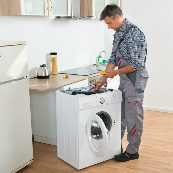 can you walk me through the steps of troubleshooting my washer issue in Johnstown